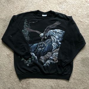 Vintage wildlife nature sweatshirt
